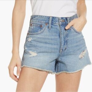 Madewell Women's Blue Denim Shorts